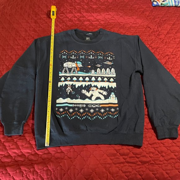Teefury Star Wars Christmas Sweater - Picture 1 of 4